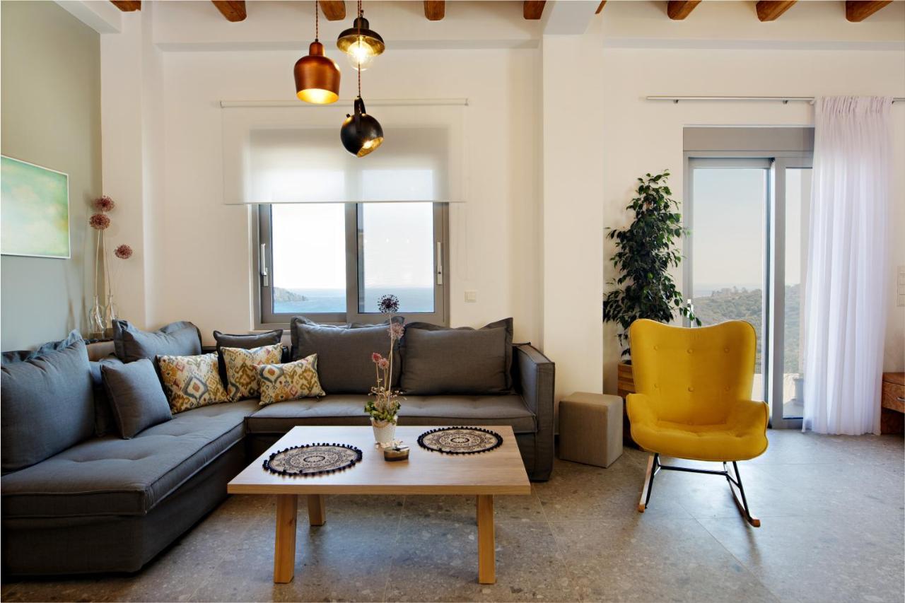 Almond Cottage With A Sea View Above Plakias Exteriér fotografie